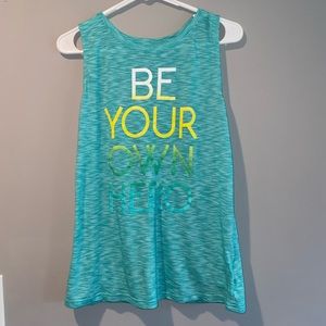 cute graphic workout top